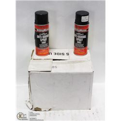 CASE OF 12 CANS OF ANTI-VANDAL MARKING PAINT.
