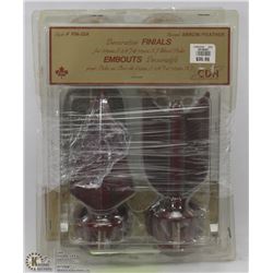 LOT OF 2 DECORATIVE ARROW / FEATHER CURTAIN &