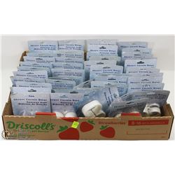 FLAT OF SHOWER CURTAIN RINGS