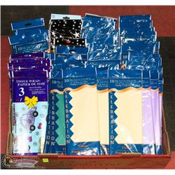 FLAT OF TISSUE PAPER