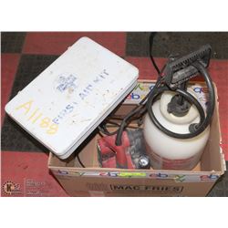 SKIL BELT SANDER WITH FIRST AID KIT AND SPRAYER