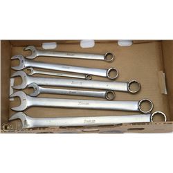 BOX OF 7 COMBINATION SNAP-ON WRENCHES