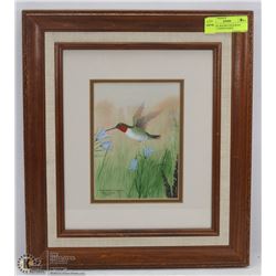 ORIGINAL WATER COLOUR BY: EDGAR J. JONES NAMED