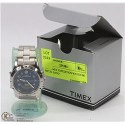 NEW TIMEX EXPEDITION WATCH W/ METAL BAND