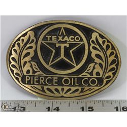 TEXACO BRASS BELT BUCKLE