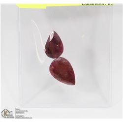 #135-NATURAL RED RUBY GEMSTONE  33.5CT