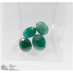 #145- NATURAL GREEN EMERALD GEMSTONE  39CT