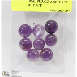 #157-NATURAL PURPLE AMETHYST GEMSTONE  114CT