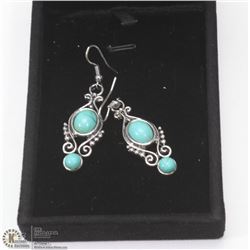 TURQUOISE FASHION EARRINGS