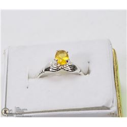 YELLOW STONE RING