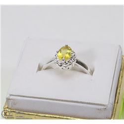 YELLOW STONE RING