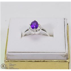 PURPLE STONE RING