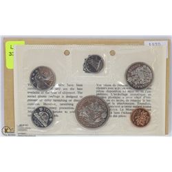 1970 CANADIAN 6 COIN UNCIRCULATED SET WITH COA