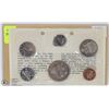 Image 1 : 1970 CANADIAN 6 COIN UNCIRCULATED SET WITH COA