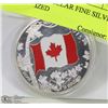 Image 1 : 39) 2015-$25 DOLLAR FINE SILVER COLOURIZED