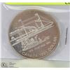 Image 1 : 1991 CANADIAN FRONTENAC SILVER DOLLAR 25GRAMS