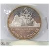 Image 1 : 1987 CANADIAN DAVIS STRAIT  SILVER DOLLAR 25GRAMS