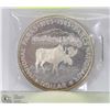 Image 1 : 1985 CANADIAN NATIONAL PARKS SILVER DOLLAR 25GRAMS