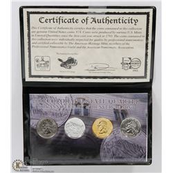 SET OF 4- 2006 COLORADO STATE QUARTERS.