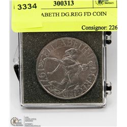 1977 ELIZABETH DG.REG FD COIN