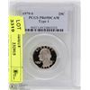 Image 1 : 1979-S PCGS PR69 TYPE 1 USA 25 CENT COIN.