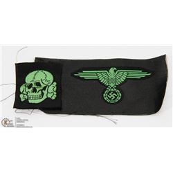 VINTAGE GERMAN SS TOTENKOPFT INSIGNIA.
