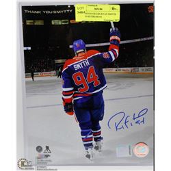 EDMONTON OILERS RYAN SMYTH SIGNED RETIREMENT