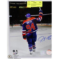 EDMONTON OILERS RYAN SMYTH SIGNED RETIREMENT