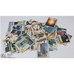 LOT OF 61- 1969 MAN ON THE MOON TRADING CARDS.