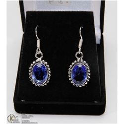 #54-TANZANITE GEMSTONE EARRINGS