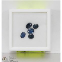 182) GENUINE SAPPHIRES, OVAL, APPROX 3 CTS