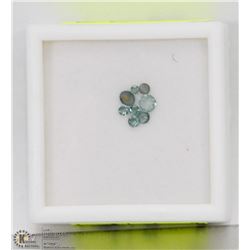 186) GENUINE RARE ALEXANDRITE, ASSORTED SIZES,