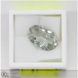 144) GENUINE GREEN AMETHYST, OVAL, LARGE SIZE,