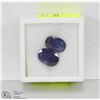 Image 1 : 165) 2 ENHANCED SAPPHIRES, APPROX 10 CTS