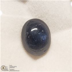 121) GENUINE STAR SAPPHIRE, OVAL CABOCHON, APPROX