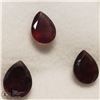 Image 1 : 124) GENUINE GARNETS, 8X6 PEARS, APPROX 4 CTS