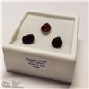 Image 2 : 124) GENUINE GARNETS, 8X6 PEARS, APPROX 4 CTS