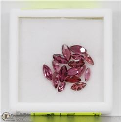 125) GENUINE GARNETS, MARQUISE, APPROX 4 CTS