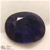 Image 1 : 126) ENHANCED BLUE SAPPHIRE, OVAL, APPROX 8 CTS