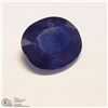 Image 1 : 141) ENHANCED BLUE SAPPHIRE, OVAL, APPROX 9 CTS