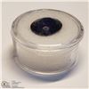 Image 2 : 141) ENHANCED BLUE SAPPHIRE, OVAL, APPROX 9 CTS