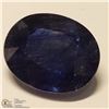 Image 1 : 170) ENHANCED BLUE SAPPHIRE, OVAL, APPROX 9 CTS