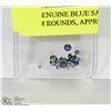 Image 1 : 164) GENUINE BLUE SAPPHIRES, 2-4MM ROUNDS, APPROX