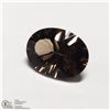 Image 1 : 171) SMOKY QUARTZ, OVAL OPTIC CUT, APPROX 8 CTS