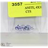 Image 1 : 147) TANZANITE, 4X3MM & UP, APPROX 2 CTS