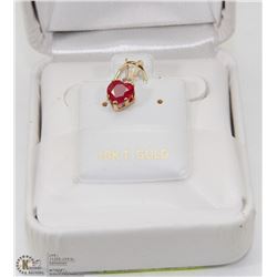 105) 10K GOLD RUBY (1.15CT)