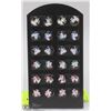 Image 1 : 12 NEW  PAIRS OF UNICORN EARRINGS WITH  DISPLAY