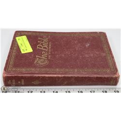 VINTAGE BIBLE IN PICTURES BOOK.