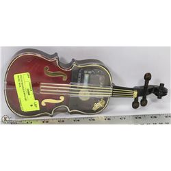 CELLO SHAPED JEWELLERY & MUSIC BOX.