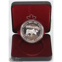 8) RCM 1985 SILVER DOLLAR COMMEMORATIVE NTL PARKS